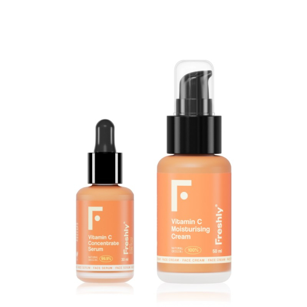 Freshly Cosmetics Crema Pack Sérum E Hidratante Con Vitamina C (30Ml, 50Ml)