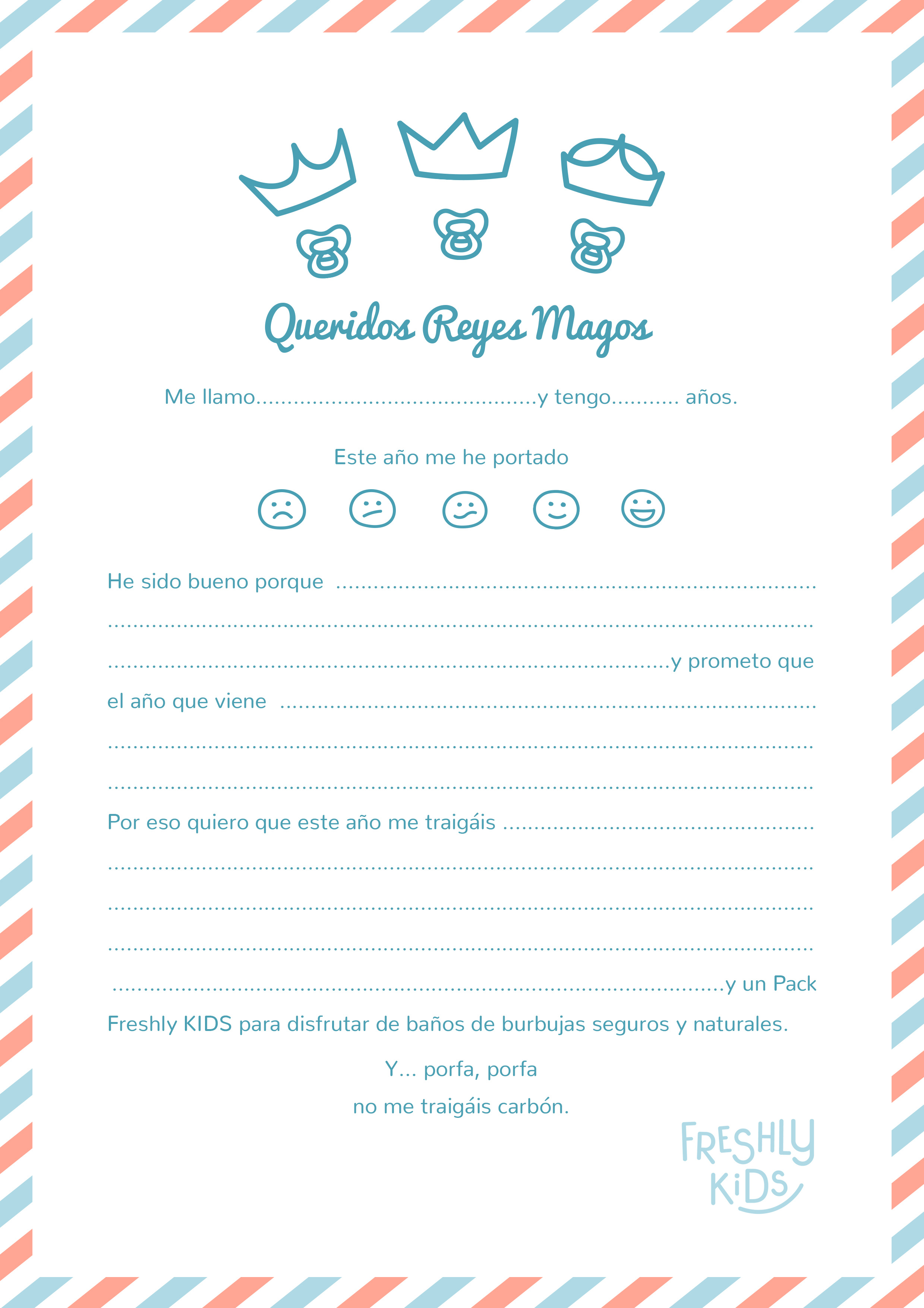 LA CARTA A LOS REYES MAGOS MÁS ESPECIAL DE FRESHLY KIDS