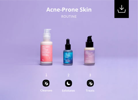 prone skin routine