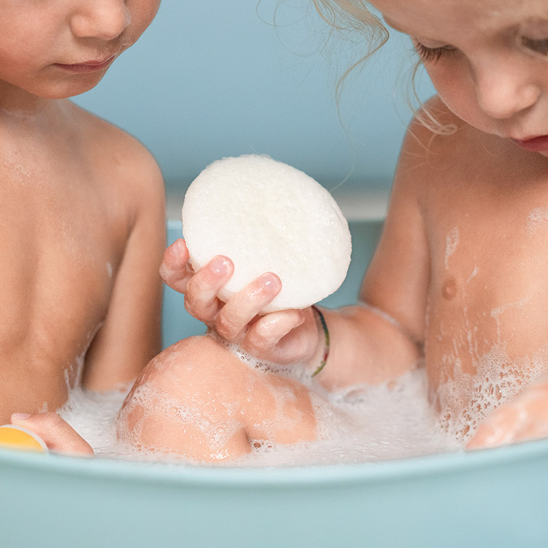 Kokoso Esponja natural para bebé – Esponja de baño natural súper suave,  perfecta como esponja para recién nacidos y esponja para la cara del bebé