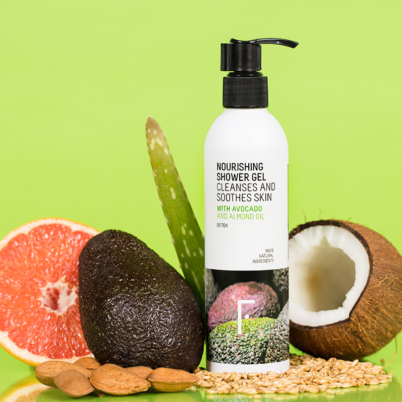 Natural and Hydrating Shower Gel Freshly Cosmetics