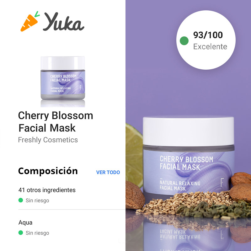 Cherry Blossom Facial Mask | Freshly Cosmetics