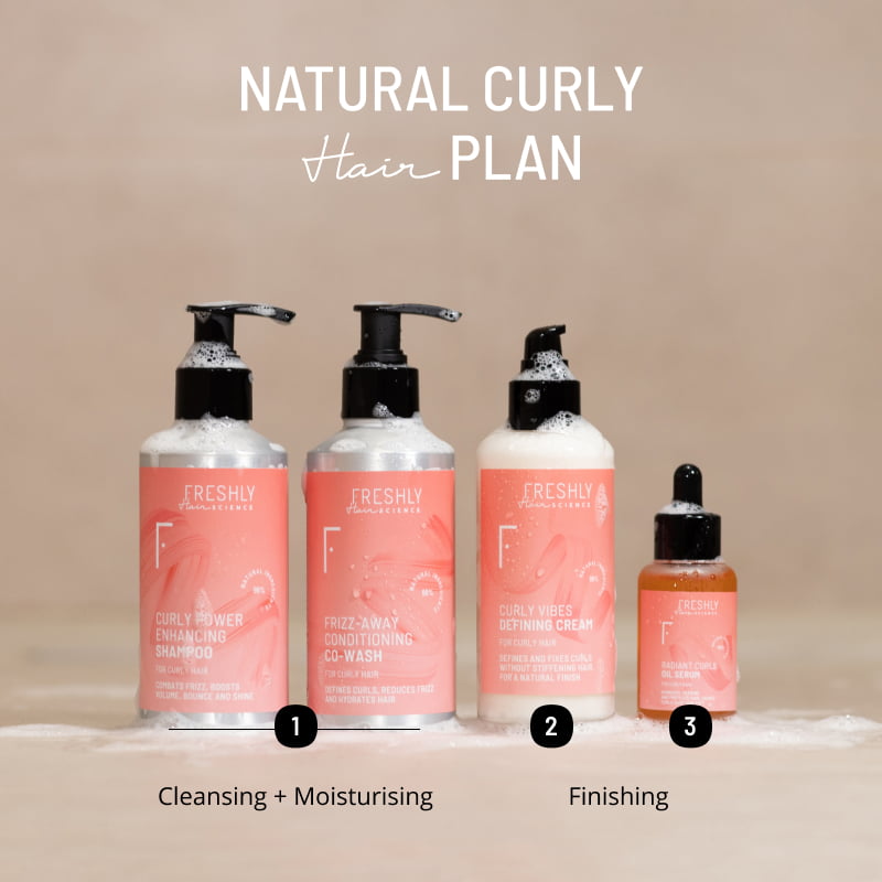 Natural Curly Hair Power Plan | Freshly Cosmetics | Hair Science