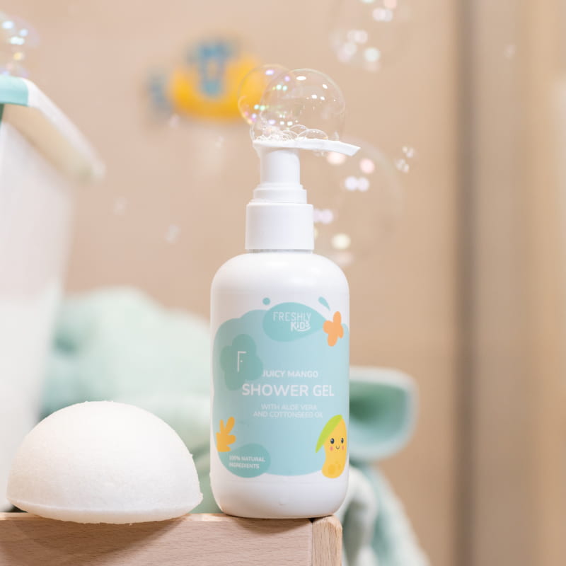 Gel de Baño para niños: ¿Cómo hacer una limpieza suave y sin jabón?