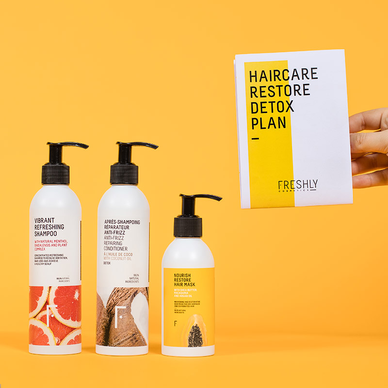 Haircare Restore Detox Plan | Freshly Cosmetics Haircare Restore Detox Plan | Freshly Cosmetics