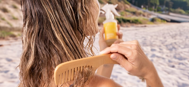 How to care for, protect and detangle my hair in summer in just 1 step