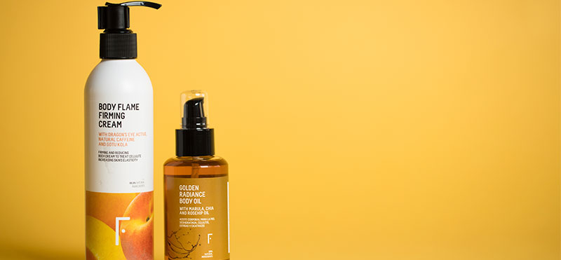 Combina el Body Oil y la Body Flame para un cuidado corporal completo Combina el Body Oil y la Body Flame para un cuidado corporal completo